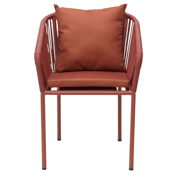 Alt Sillón Merano en color Terracota, ideal para usos profesionales y en exterior EME Mobiliario