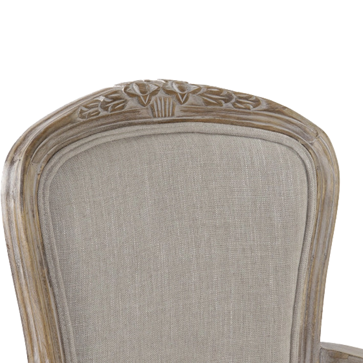 Alt Sillón Luis XVI Madera Poliéster Marrón ideal para uso particular EME Mobiliario 