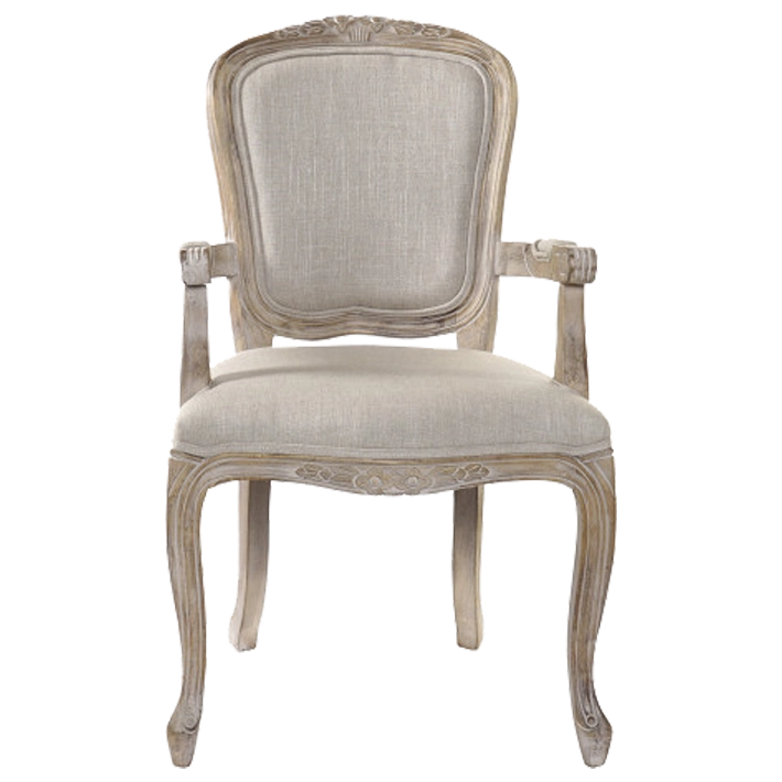 Alt Sillón Luis XVI Madera Poliéster Marrón ideal para uso particular EME Mobiliario 