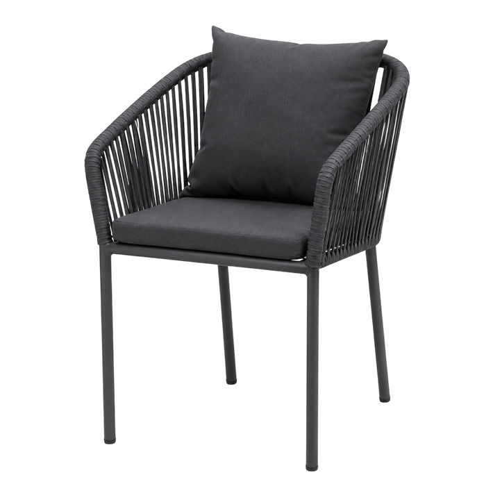 Sillon Merano Antracita fabricado en acero perfecto para usar en exterior