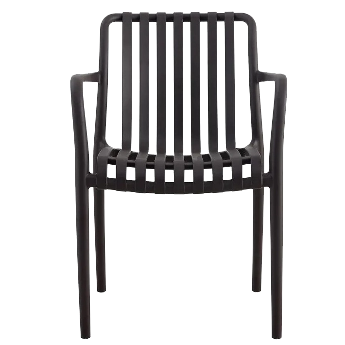 Alt Sillón para Hostelería de color Blanco fabricado en polipropileno de rejilla EME Mobiliario