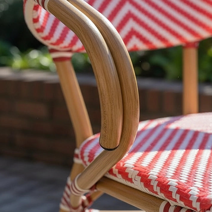 Alt Sillón De Estilo Parisino en Color Rojo, Mobiliario ideal Para Terrazas, Cafeterías EME Mobiliario
