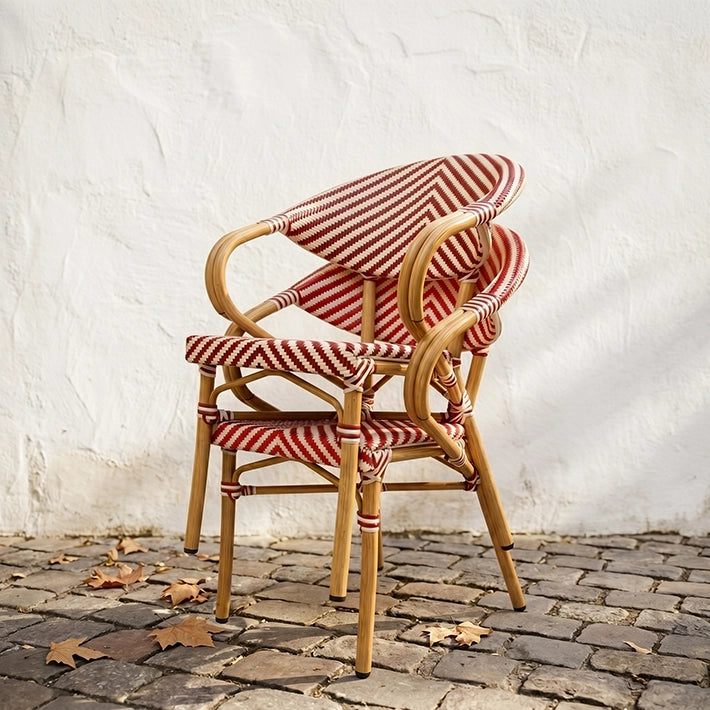 Alt Sillones de Estilo Parisino, con estructura apilable, ideales para interiores y exteriores EME Mobiliario