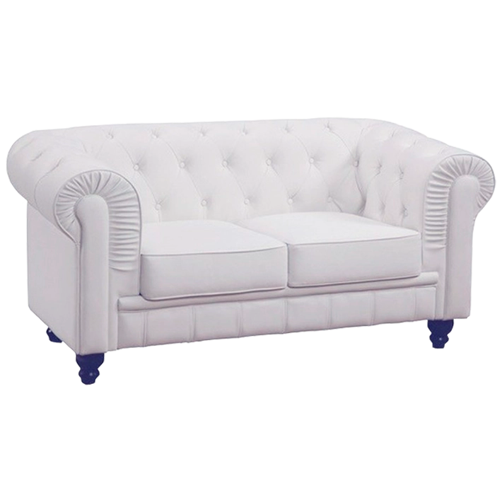Alt Sofa Chester Blanco Similpiel ideal para el uso intensivo profesional