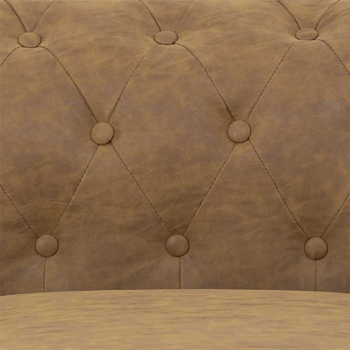 Alt Sofa Chester Camel 3 plazas perfecto para el uso intensivo profesional