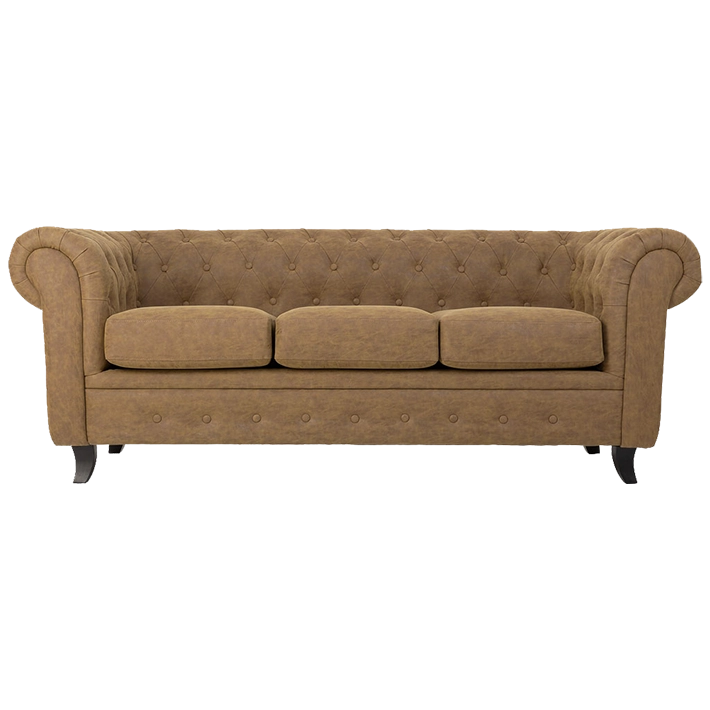 Alt Sofa Chester Camel 3 plazas perfecto para el uso intensivo profesional