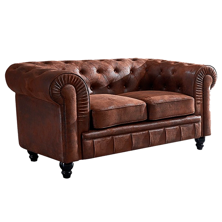 Alt Sofá Chester Semipiel Vintage 2 plazas ideal para el uso intensivo profesional 