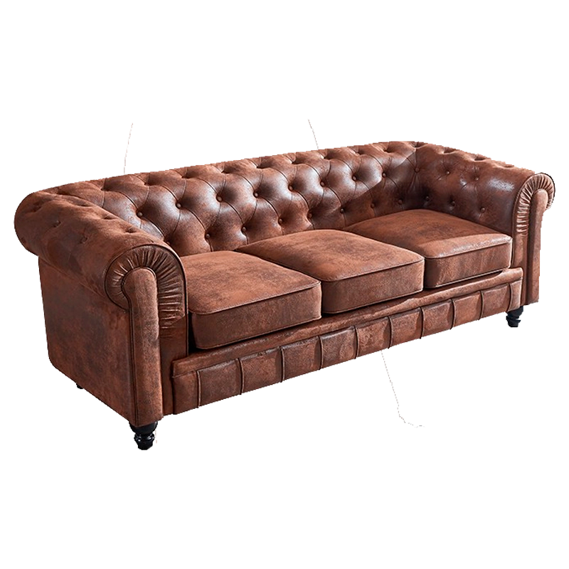 Alt Sofa Chester Vintage 3 plazas perfecto  para usar en eventos y hostelería