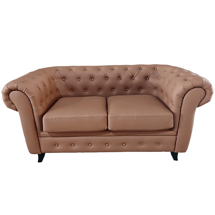 Alt Sofá Chester Mocha 2 plazas ideal para el uso intensivo profesional en eventos y hostelería