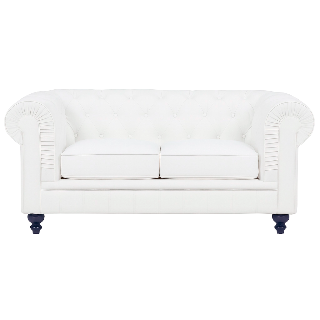 Alt Sofa Chester Blanco Similpiel ideal para el uso intensivo profesional