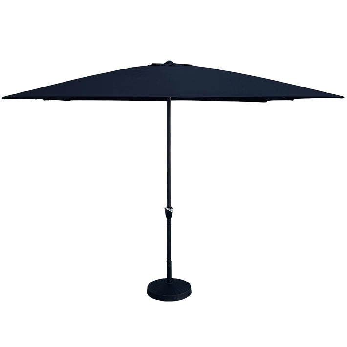 Alt Sombrillas Cuadradas en color negro fabricadas en aluminio y con tejido poliéster EME Mobiliario