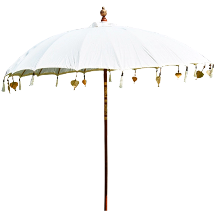 Alt Sombrilla Balinesa fabricada de forma artesanal con materiales naturales ideal para eventos y hostelería