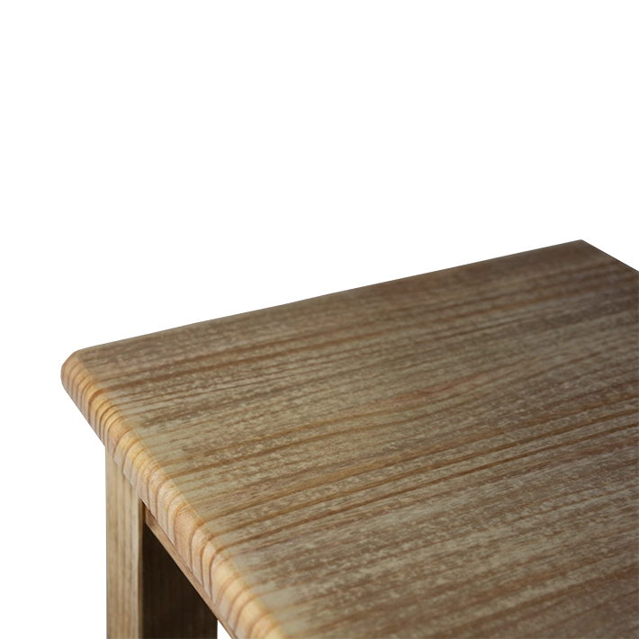 Alt Taburete Madera Natural fabricado en madera de pino totalmente apilable ideal para usar en eventos y hostelería EME Mobiliario 