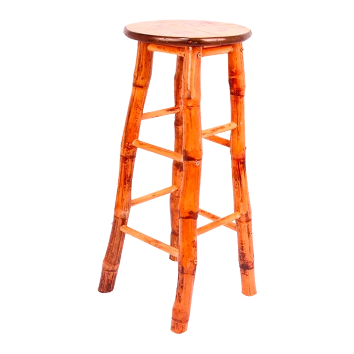 Alt Taburete Bambú de diseño fabricado en bambú natural apto para el uso intensivo profesional EME Mobiliario 