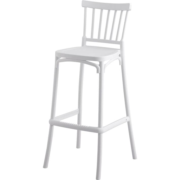 Alt Taburete Windsor con estructura monoblock y apilable de polipropileno EME Mobiliario