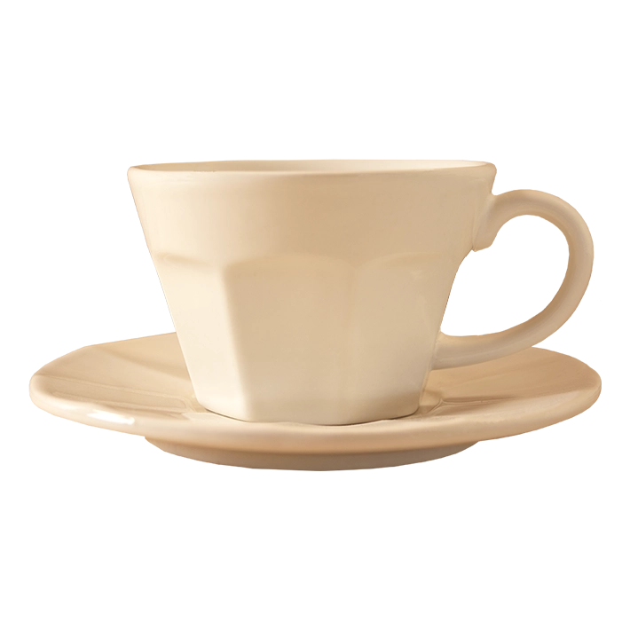Alt Taza de Café de color marfil fabricadas en gres EME Mobiliario