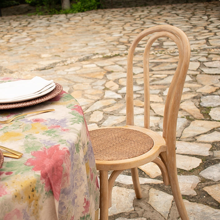 Alt Silla Thonet fabricada con madera de olmo. Acabado en color natural. Silla Apilable. EME Mobiliario