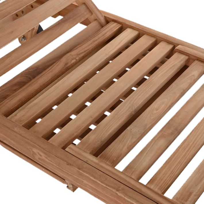 Alt Tumbona Teca 200x65x36cm ideal para disfrutar de la zona exterior de forma cómoda EME Mobiliario