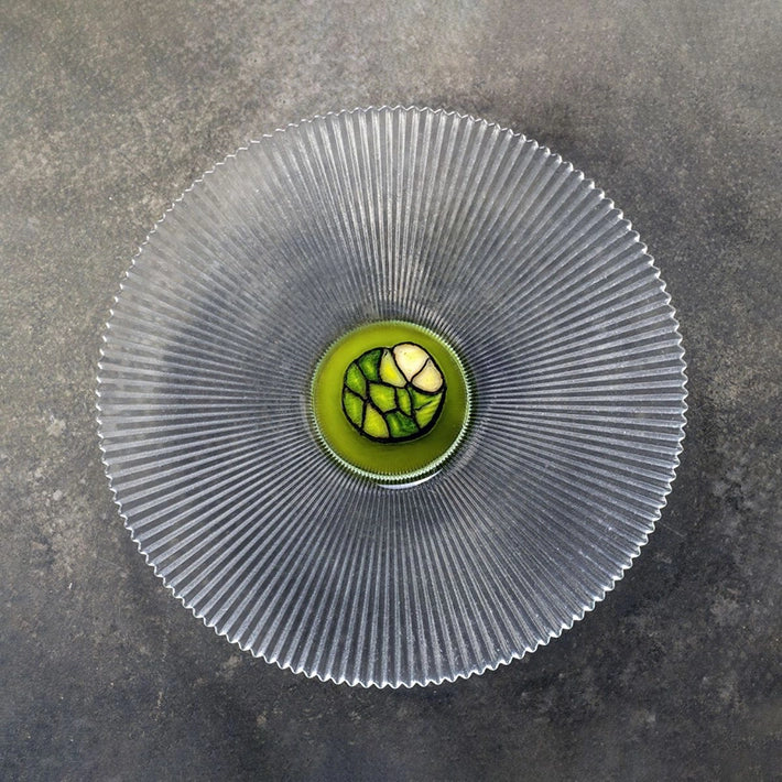 Alt Vajilla Siddi fabricadas en vidrio transparente para disfrutar de emplatados en Hostelería Y Eventos EME Mobiliario