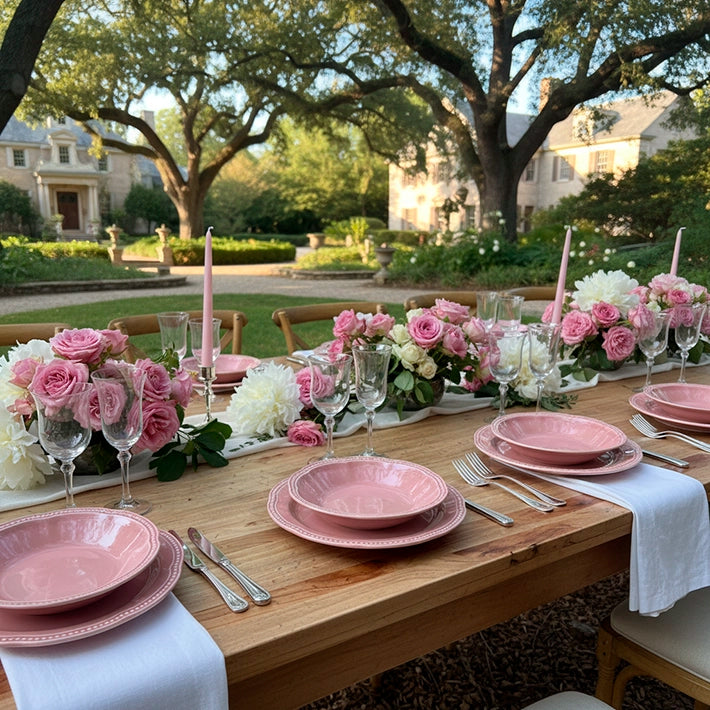 Vajilla Florencia Rosa