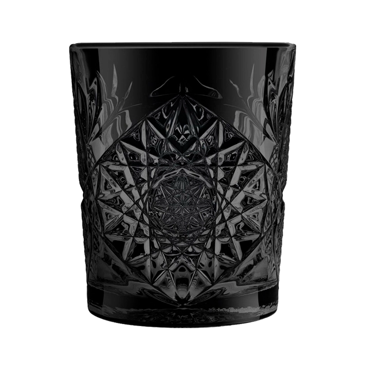 Alt Vaso Hobstar Negro fabricado en vidrio de alta calidad ideal para su uso domestico o profesional