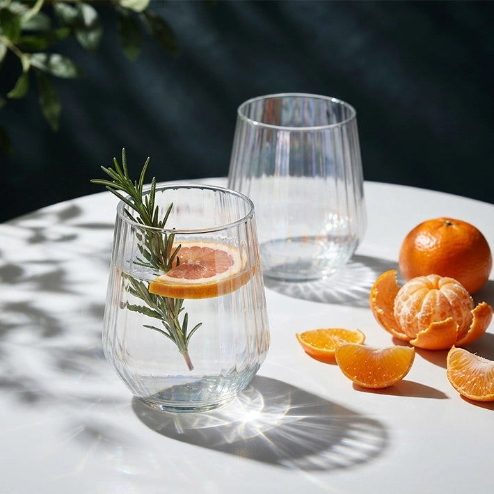 Vaso Allegra Focus 42,5cl perfecto para darle un toque de elegancia a las mesas de tus eventos y/o establecimientos de hostelería fabricado en vidrio de alta calidad