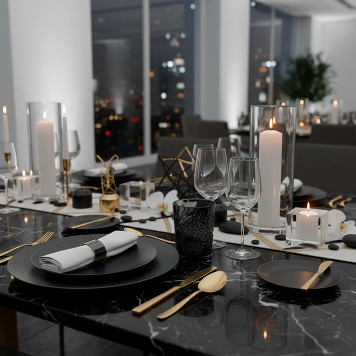 Alt Vaso Hobstar Negro fabricado en vidrio de alta calidad ideal para su uso domestico o profesional