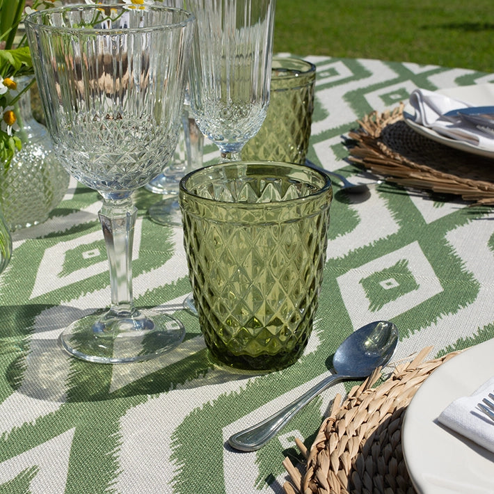 Alt Vaso Tallados de color verde para Eventos y Hostelería EME Mobiliario