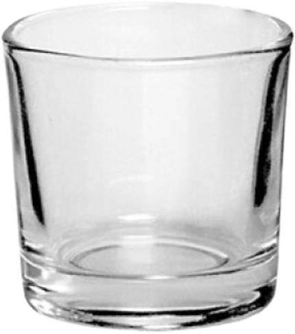 Pack de 6 Vasos de Chupito de cristal transparente para eventos y hostelería de 4.8cl.