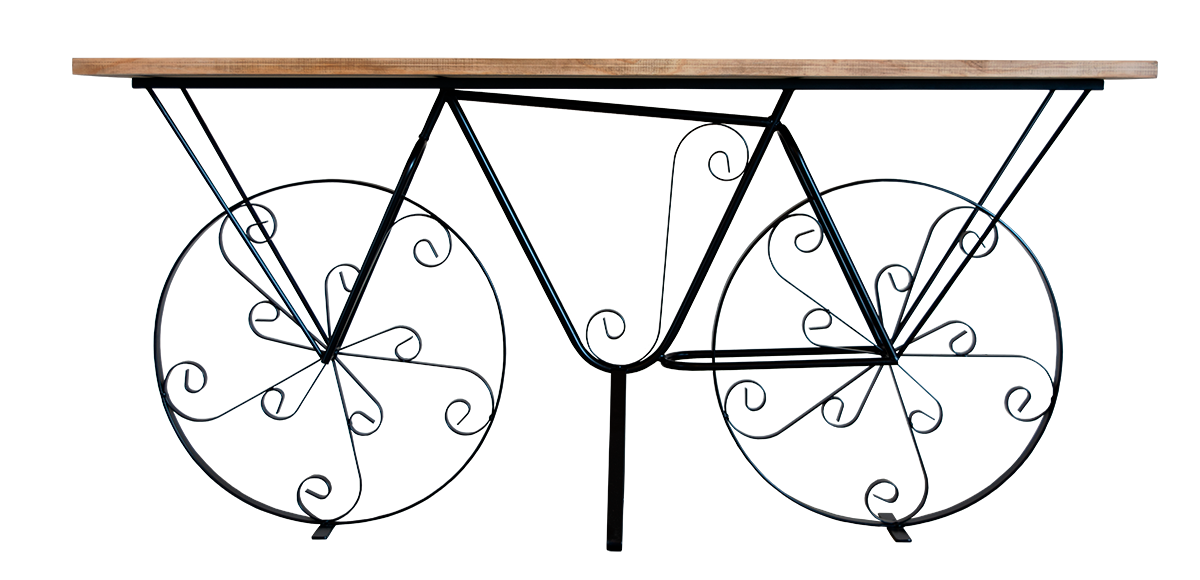 Alt Mesa Decorativa Bicicleta Pequeña, para eventos y hostelería