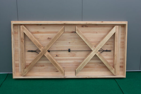 Mesa Madera Tallada Cincelada Con Diseño Plegable EME Mobiliario